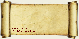 Janko Ćokić vizit kartica